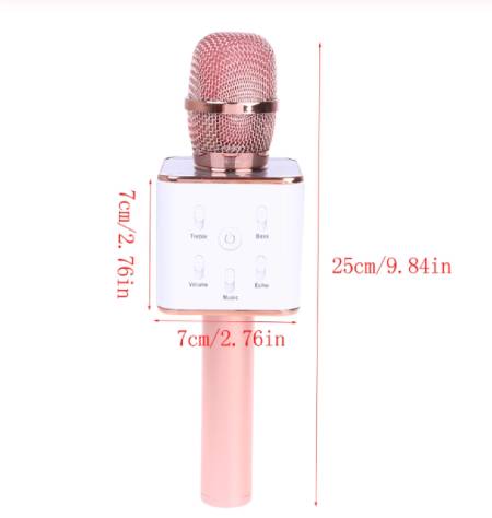 Microfone Karaoke sem fio bluetooth