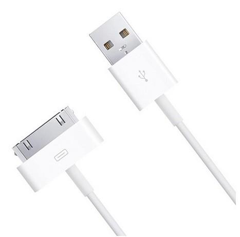 Cabo USB 1M Branco - iPhone 4 Original