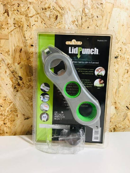 Lid Punch - Abre Latas com Oferta Abridor de Garrafas 4 em 1