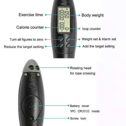 Cordas De Salto Com Contador Electrónico