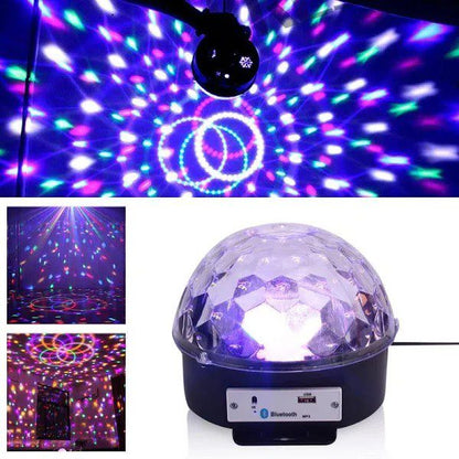 MP3 Magic Ball Light - Projetor Led colorido com bluetooth music