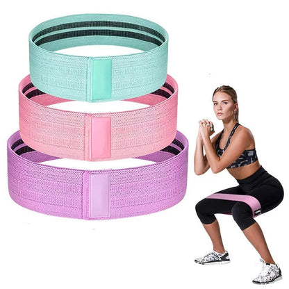 Conjunto 3 Cintas Elásticas Resistência Fitness