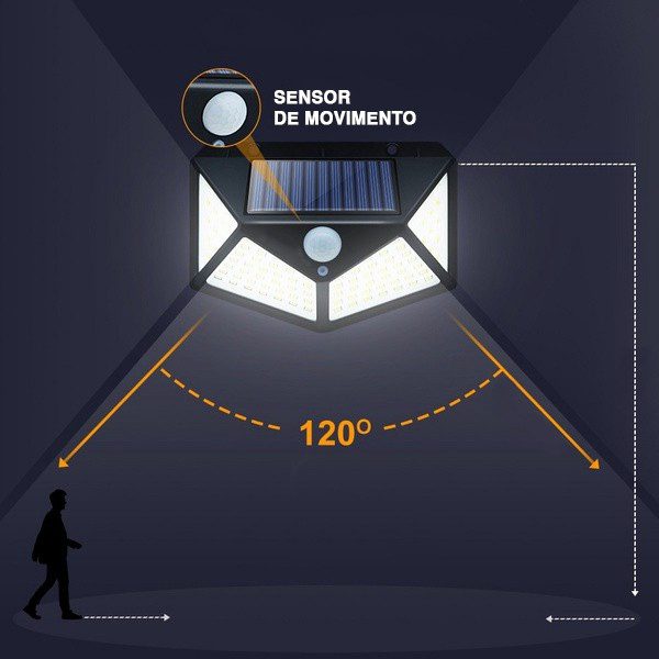 Lâmpada de parede de interação solar CL-222