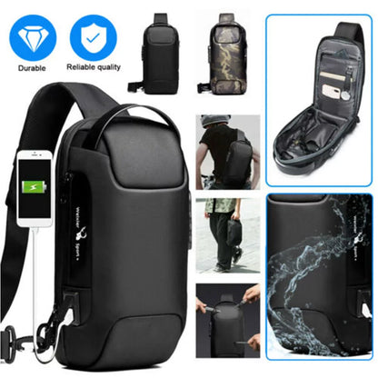 Mochila Anti-Roubo com Porta USB