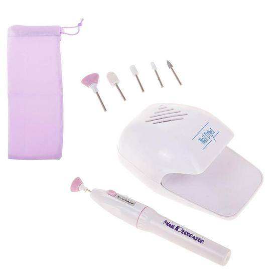 Conjunto Manicure com Lâmpada UV Nails Decorator M-809