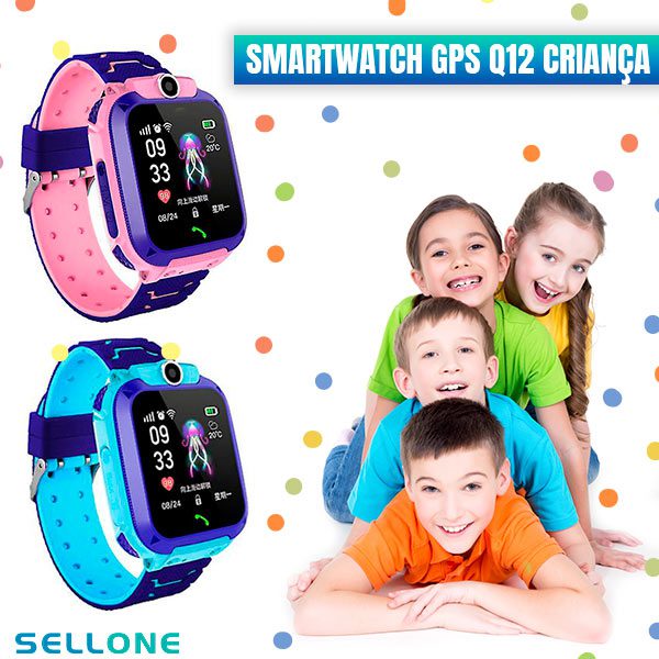 Smartwatch GPS Q12 criança