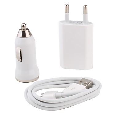 Kit de 3 Carregadores Iphone 3GS 4 4S / Ipad / Ipod