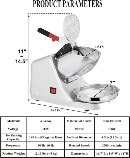 Máquina de Triturar Gelo Elétrica SK-777