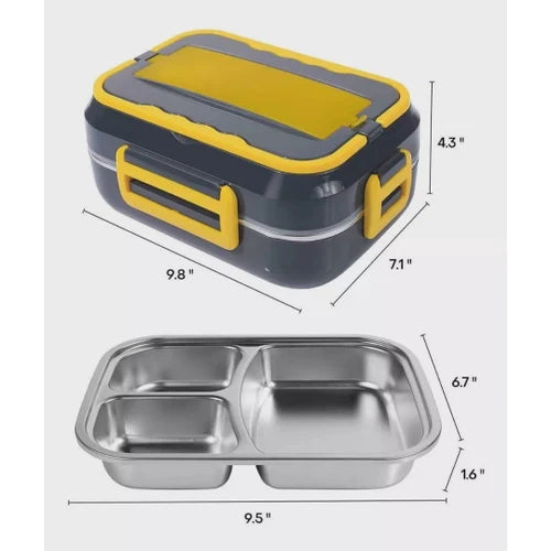 Lancheira Elétrica -  3 Compartimentos - Casa e Carro