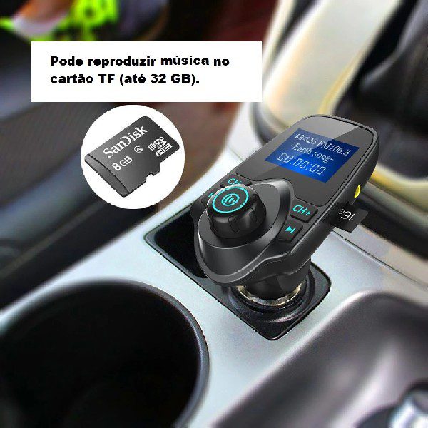 Kit para carro wireless com MP3