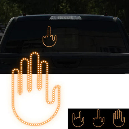 AutoFun: Lâmpada LED de Gesto: design de dedo médio com controle remoto