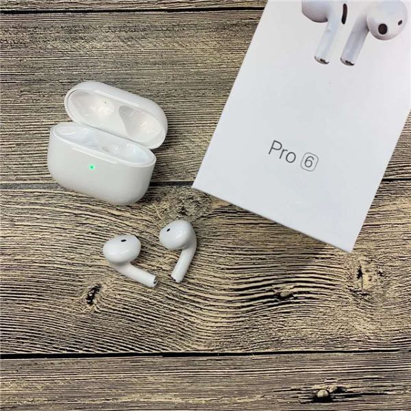 Airpods Pro 6 Branco Auriculares Bluetooth