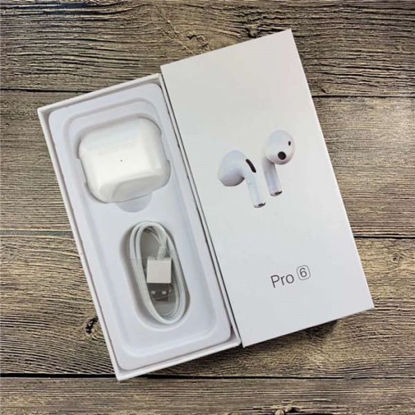 Airpods Pro 6 Branco Auriculares Bluetooth