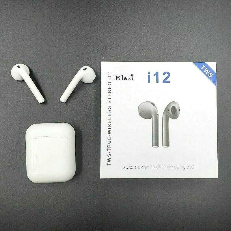 Auriculares i12 TWS Branco