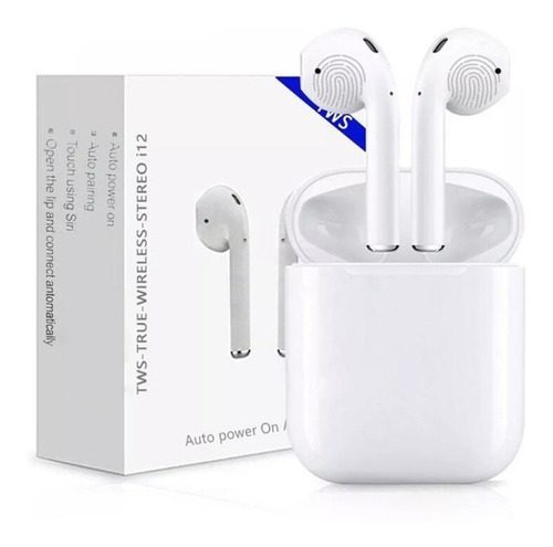 Auriculares i12 TWS Branco