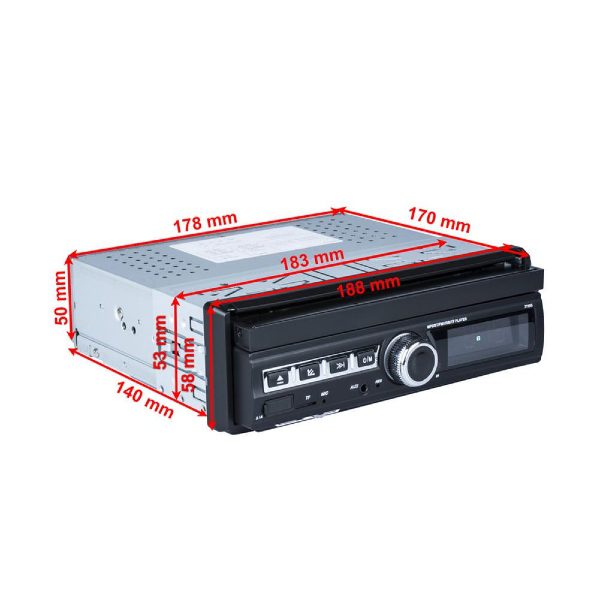 Auto Rádio Bluetooth MP5 Player 1DIN 7110S