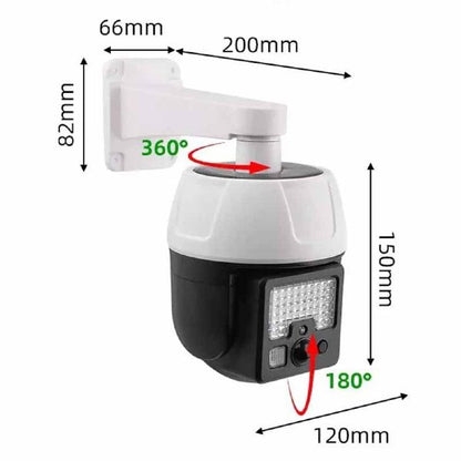 Câmara Solar Falsa 44 SMD Led com Comando