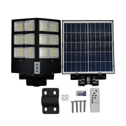 Candeeiro Solar de Rua 600W com Sensor de Movimento e Comando