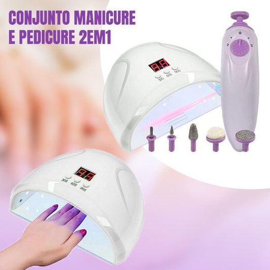 Conjunto Manicure e Pedicure 2EM1