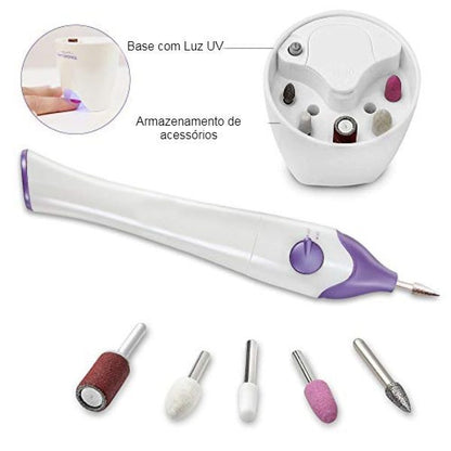 Kit Manicure e Pedicure com Secador UV