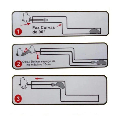 Desentupidor de Canos Manual