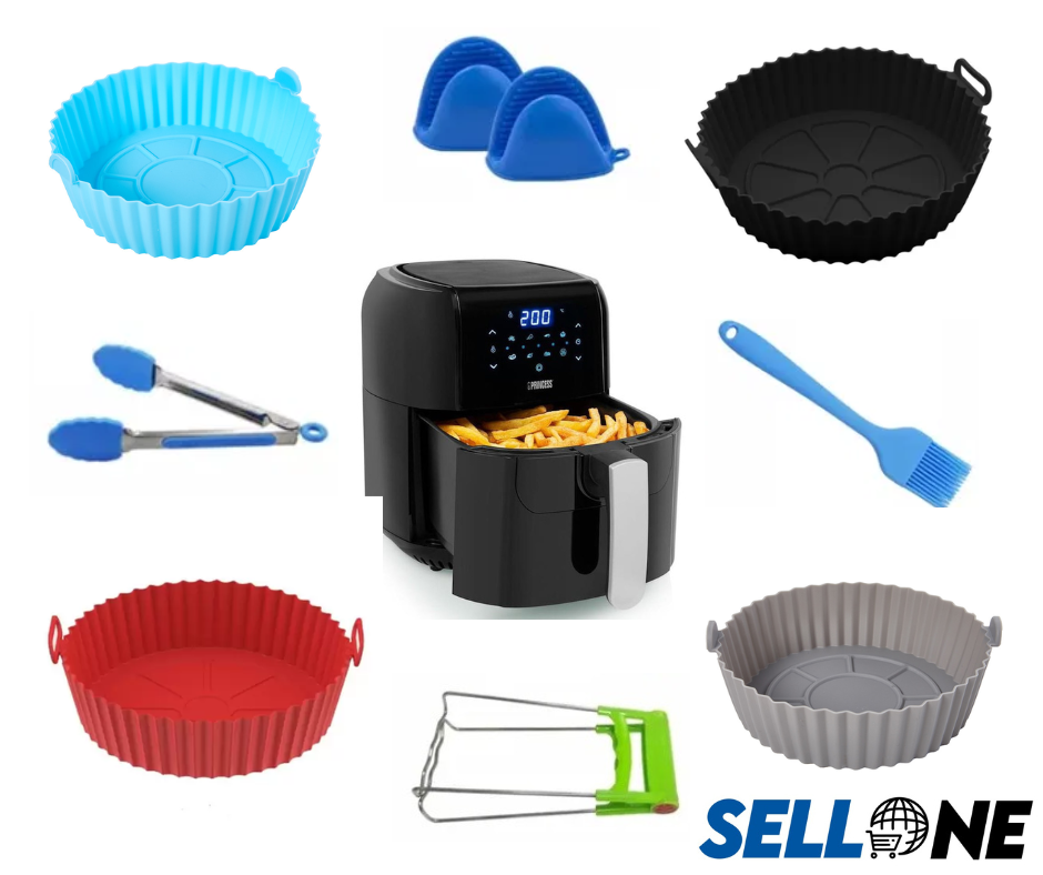 Pack de 9 Acessórios para Fritadeira Air Fryer