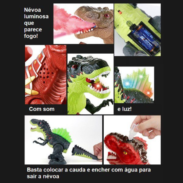 Tiranossauro Rex com luz e som