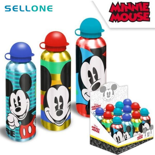 Garrafa de alumínio Mickey Mouse 500ml