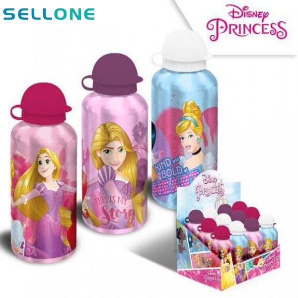 Garrafa de alumínio Princesas 500ml