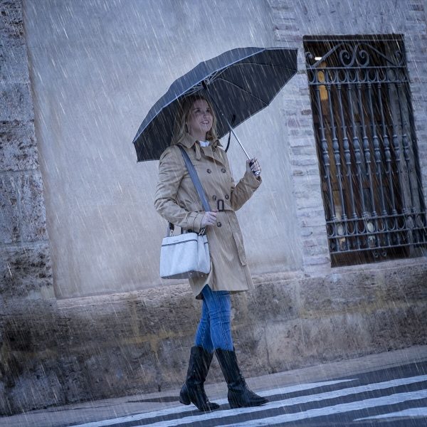 Guarda-chuva Dobrável de Fecho Invertido com LED Folbrella