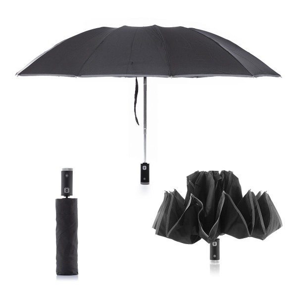 Guarda-chuva Dobrável de Fecho Invertido com LED Folbrella