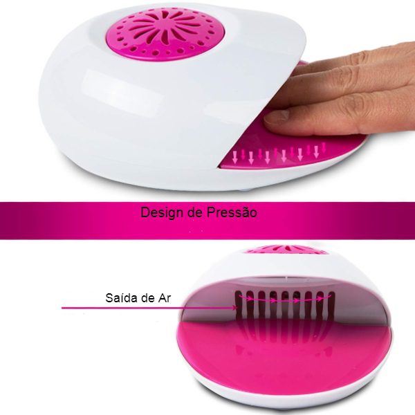 Kit de Manicure 6 Peças com Secador Unhas