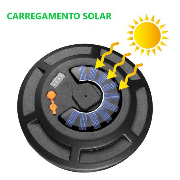 Lâmpada LED Solar Recarregável 120W