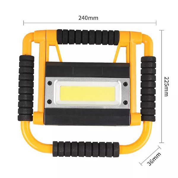 Lâmpada LED Dobrável E Recarregável 20W