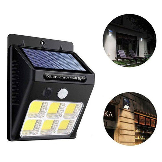 Lâmpada Solar com Sensor Movimento - 112Leds