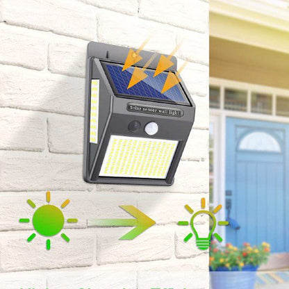 Lâmpada Solar com Sensor de Movimento – 100Leds