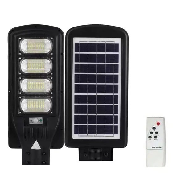 Lâmpada Solar de Rua 200W com Sensor de Movimento e Comando