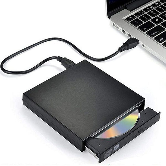 Leitor Gravador CD/DVD Externo Usb