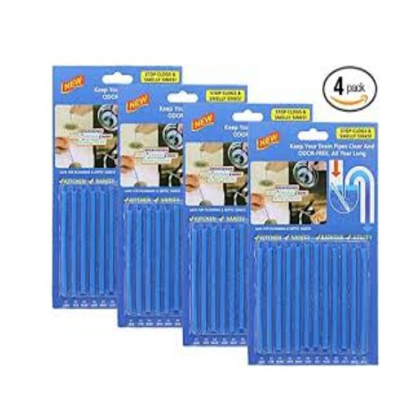 Limpadores de Ralos Sani Sticks 12 Unid - Pack 4