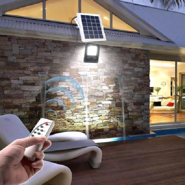 Luz Solar 200W com Painel Solar e Comando