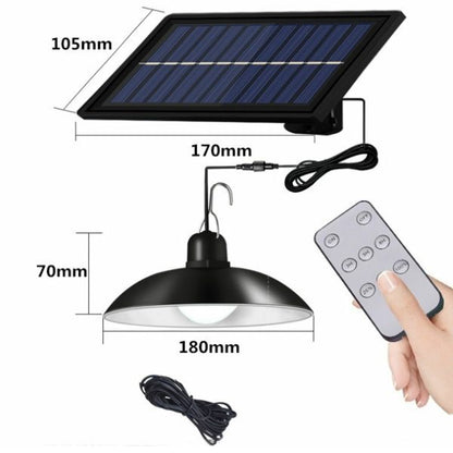 Luz Solar Modelo Abajur com Painel Solar e Comando