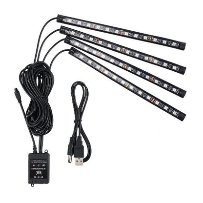 Luzes Led RGB para Carro Usb