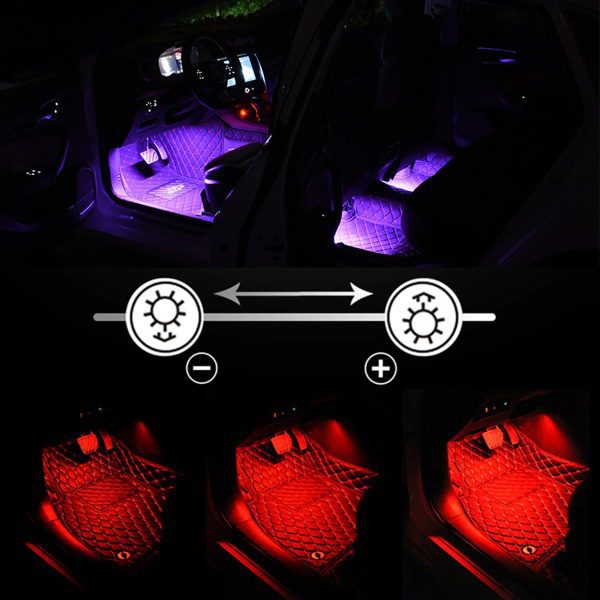 Luzes Led RGB para Carro Usb