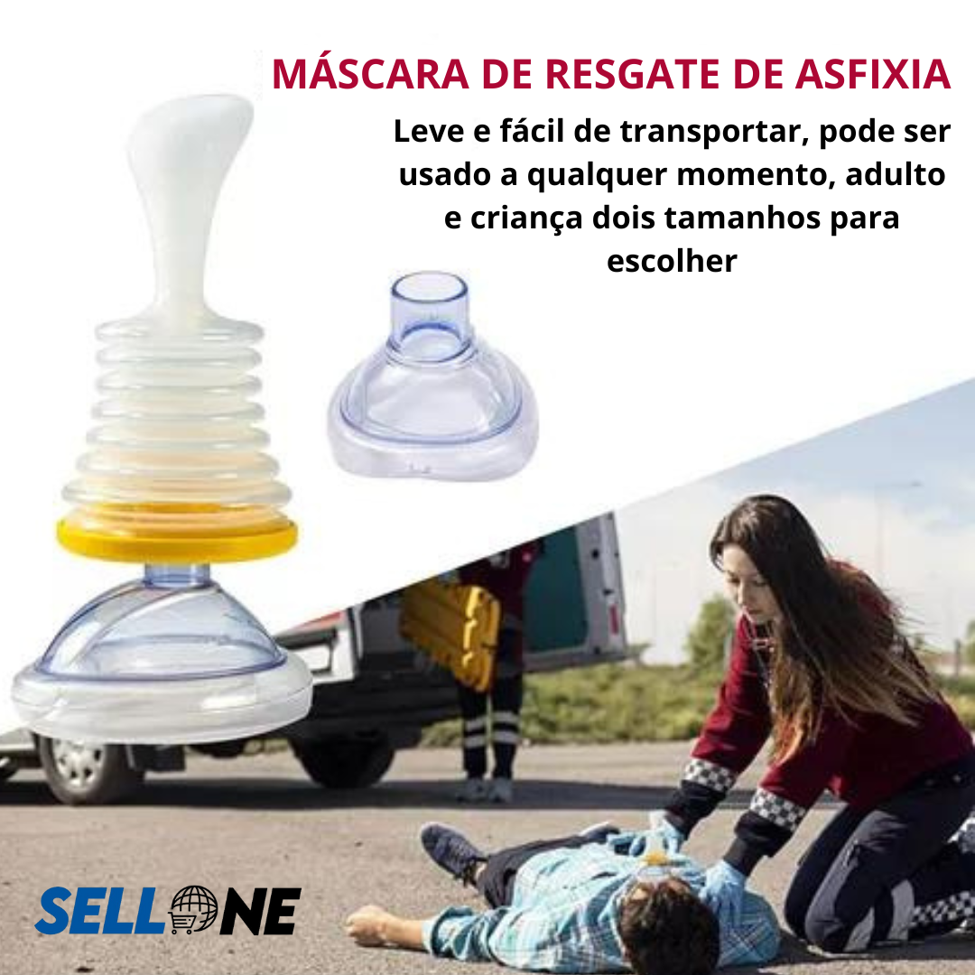 Máscara de Resgate de Emergência de Asfixia