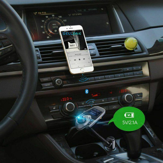 Kit para carro bluetooth com MP3 e transmissor FM