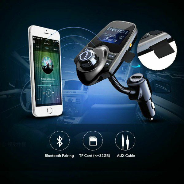 Kit para carro bluetooth com MP3 e transmissor FM