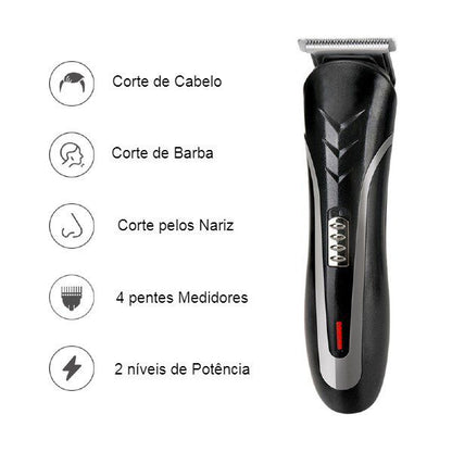 Maquina Barbear e Cabelo 3em1 GW-9770