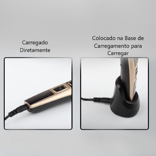 Máquina de Cortar Cabelo e Barba Recarregável SK-736