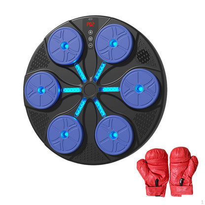 Máquina de Boxe Inteligente Musical - Oferta Luvas Boxe