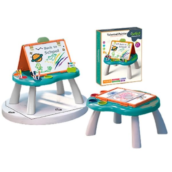 Mesa de Pintura Infantil Dupla Face